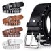 Bullet Head Unisex Wide Punk Style Fashion Trendy Personality Belt_viptrois.com