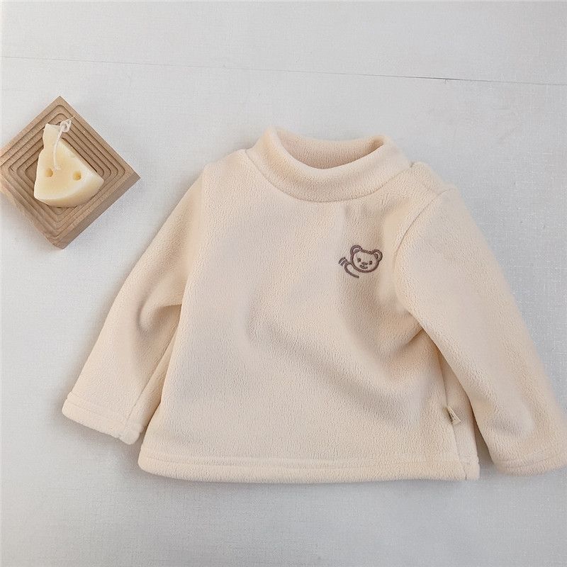 Baby clothing Children plus fleece hoodie Baby winter bottoms Baby thick warm hoodie men and women babies long sleeves_viptrois.com