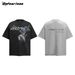 Men's Clothing Retro Rock Guitar Short Sleeved T Shirt Summer Men And Women Trendy Brand Loose Vintage Niche Couple Tops_viptrois.com