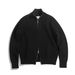 1 Majia Four-Corner Spring Double Zipper Half-High Collar Warm Couple High-Weight Cardigan Jacket Men's Knitted Sweater_viptrois.com