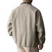 American Plaid Splicing Jacket Men's 2025 Spring And Autumn Plus Size Trendy Brand Loose Lapel Jacket_viptrois.com
