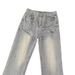 Men's Clothing Jeans For Men And Women, Flared Cleanfit, Niche High End American Straight Trousers_viptrois.com