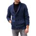 Men's Clothing Men's Knitted Tops Autumn And Winter New Fashion Simple Solid Color Men's Comfortable Long Sleeve Lapel Long_viptrois.com