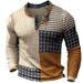 Men's Long-Sleeve Polo Shirt With 3D Digital Print – Stylish Retro Pattern, Breathable & Stretch Fit, Comfortable (S-6XL, Multiple Colors)_viptrois.com