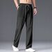 "Men's Casual Linen-Blend Pants - Straight Leg, Relaxed Fit, Breathable & Lightweight For Everyday Wear (S-XXXL, 8 Colors) |_viptrois.com