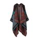Unisex Scarf Fashion Warm Cloak Shawl Vintage Ethnic Jacquard Cloak Cashmere Split Hooded Cloak_viptrois.com