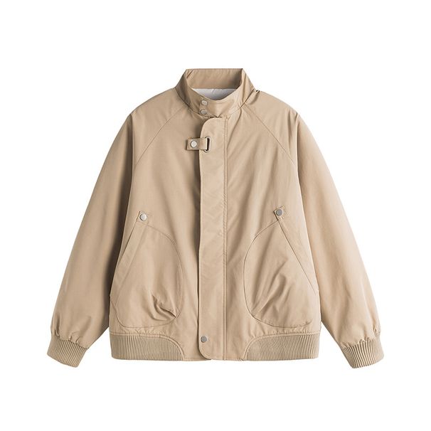 Yunen Spring Autumn Season Functional Solid Color Workwear Men's And Women's Trendy Brand Jacket, Casual Versatile Top_viptrois.com