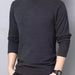 Men's Clothing Men's Double-Layer Fleece-Lined Thermal Long Sleeve T-Shirt, Semi-Turtleneck Warm Base Layer For Autumn Winter & Spring_viptrois.com