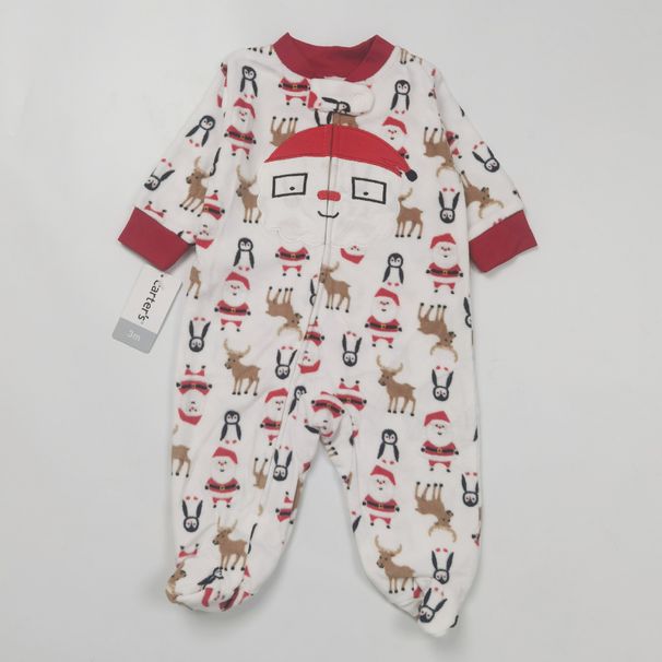 Foreign Trade Export Cross Border Baby Clothing Boy Baby Cute Polar Fleece Foot Wrapped Crawling Clothes Romper Autumn And Winter Warm Outer_viptrois.com