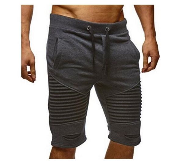 Summer Men's Outdoor Fitness Running Breathable Casual Training Shorts_viptrois.com