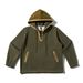 Corduroy-Lined Fleece Hoodie – Retro Unisex Streetwear With Colorblock Design (M-3XL, 2 Colors)_viptrois.com