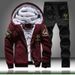 Hoodie Men/Women Fur Inside Tracksuit 2023 Coat Fleece Sweatshirts+Sweatpants Suit Autumn Winter Warm Thick Mens Hooded_viptrois.com