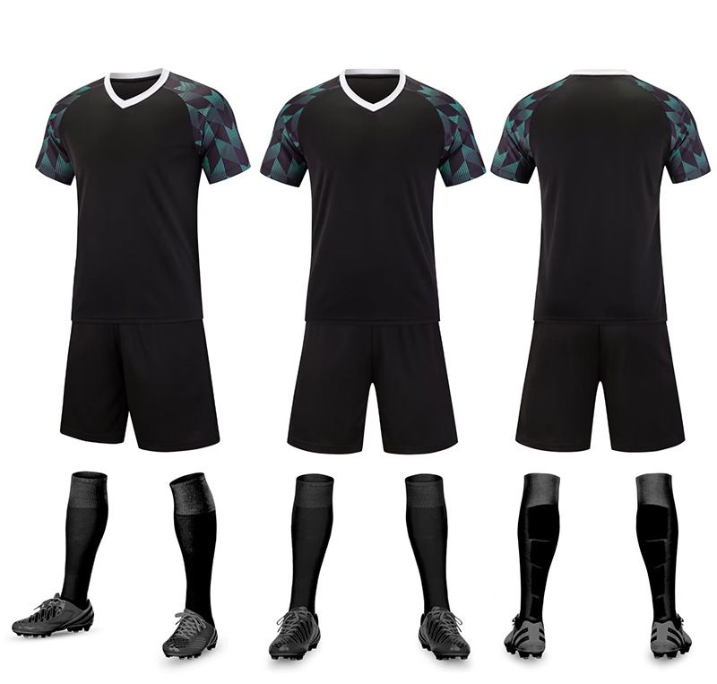 Men's Clothing quick-drying short-sleeved football jersey training game team uniform sports football jersey suit children's men and women breathable_viptrois.com