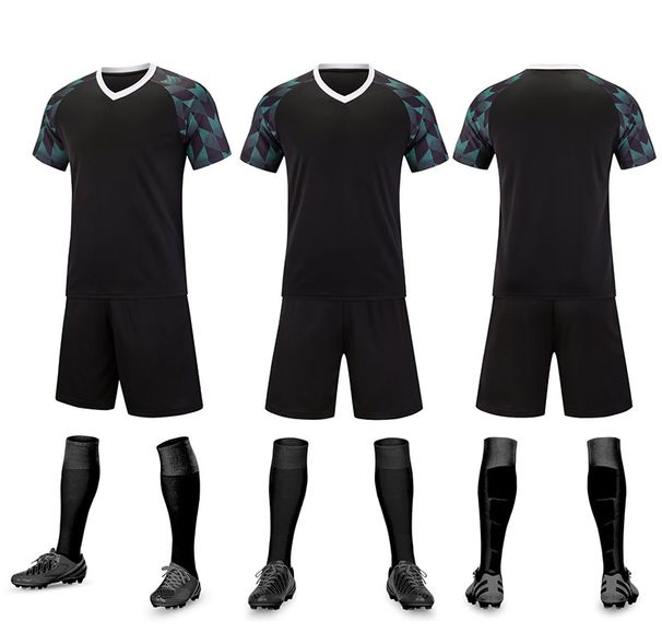 Men's Clothing quick-drying short-sleeved football jersey training game team uniform sports football jersey suit children's men and women breathable_viptrois.com
