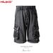 men's and women's autumn and winter urban zipper two-way functional straight trousers changeable mid-pants multi-pocket jeans_viptrois.com