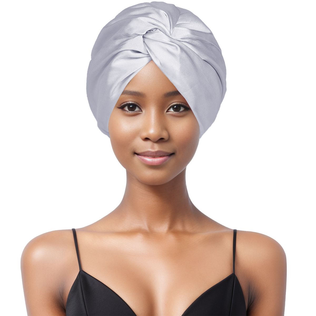 Popular Silk Double Layer Sleeping Cap Twist Cap Shower Cap Adjustable Washing Cap_viptrois.com