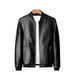 Men's Clothing Winter Casual Motorcycle Leather Jacket, Velvet Men's Jacket, Men's Pu Leather Jacket_viptrois.com
