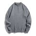 Men's Slim Fit Zip High Neck Sweater - Breathable Cotton Blend Knit Pullover For Casual & Winter Wear (Multiple Colors & Extended Sizes)_viptrois.com