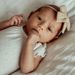 Baby Muslin Cotton Gauze Bow Hair Headband Accessories Baby 100 Days Old Super Soft Nylon Male_viptrois.com