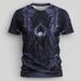 Men's Clothing Men's Skull Monster T Shirt Short Sleeve Outdoor Moisture Wicking Pure Cotton Top_viptrois.com