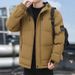 "Men's Premium Winter Padded Jacket – Thickened Cotton Loose Fit With Hood (Black/Army Green/Brick Red/Brown, M-3XL)"_viptrois.com