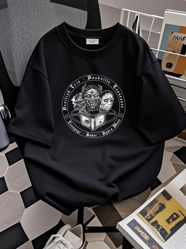 Best New Devilish Trio Hip Hop Rap Horrorcore American Music T-Shirt Size S-2XL Unisex Fashion Slightly Comfortable Stylish Casual_viptrois.com