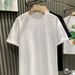 Men's Clothing round neck short sleeved T shirt for men with star studded hot diamonds, slim fit short bottoming shirt with half sleeves_viptrois.com