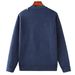 Pure Clothing Middle-aged And Elderly Men, Fleece-lined Thickened Cardigan, Winter Warm V-neck Sweater Dad, Knitted Jacket_viptrois.com
