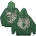 Hoodie Sweatshirt Gothic High Street Full Zipper Oversized Unisex Streetwear Y2 Jacket_viptrois.com