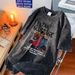 Pure Cotton Heavy Washed Old Short-sleeved Men's Summer Retro High Street Loose Half-sleeved T-shirt Top_viptrois.com
