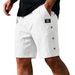 Men’s Summer Side-Button Shorts – Loose Fit Casual 5-Inch Outseam Breathable Quick-Dry Outdoor Walking Beach Gym Short Pants_viptrois.com