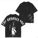 Y2K Hip-hop Harajuku T-shirt, Gothic Streetwear, Fashionable Unisex Punk Casual Loose-fit T-shirt_viptrois.com