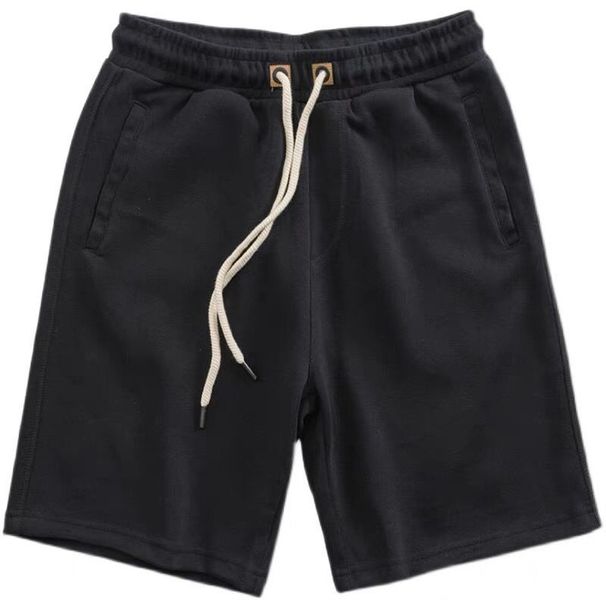 Men's Casual Shorts Retro American Style Loose Fit 5-Pocket Athletic Shorts With Drawstring_viptrois.com