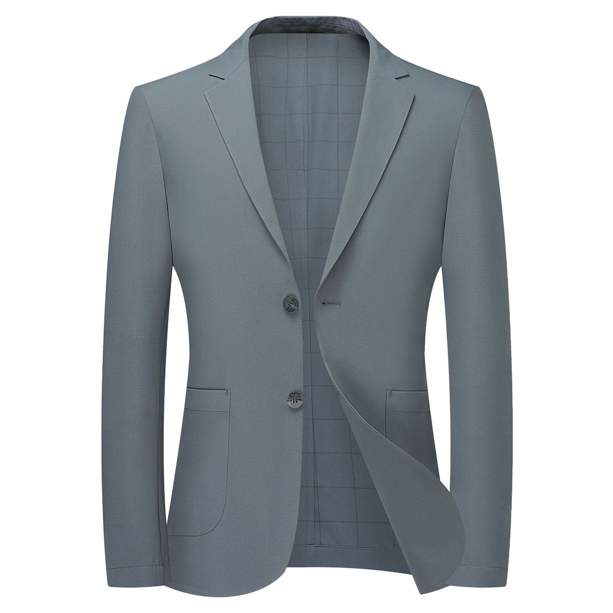 Thin Suit Men's Autumn Business Casual Simple, Smooth, Skin Friendly, Breathable, Elastic Wrinkle Resistant Top Jacket_viptrois.com