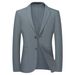 Thin Suit Men's Autumn Business Casual Simple, Smooth, Skin Friendly, Breathable, Elastic Wrinkle Resistant Top Jacket_viptrois.com