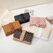 Women's Bags Dot Print Ladies Handbag Card Holder New Style Fashion Simple Three Fold Multi Card Slot Handbag_viptrois.com