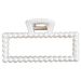 Luxury French Elegant Pearl Claw Clip - Japanese-Korean Style Premium Love Heart & Square Shark Clip For Back-of-Head Updos_viptrois.com
