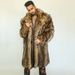 Men's Clothing Fur Coat For Autumn And Winter, Imitation Raccoon Fur Mid Length Coat, Fashionable Men's European And American Foreign Trade Large Size_viptrois.com