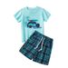 Mother & Kids Children's Short Sleeved Suits New Children's Summer T Shirt Suits Children's Summer Suits Summer Boys Suits_viptrois.com