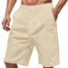 Men's Checkerboard Pattern Heavyweight Shorts - Loose Fit 5-Inch Summer Casual Shorts With Hip Hop Style_viptrois.com