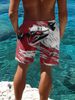 Unbeatable Quality American Men's Street Versatile Wave Printed Trendy Brand Fitness Running Sports Basketball Shorts, Shorts_viptrois.com