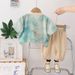 Boys Girls' National Style Cardigan Short Sleeved Summer 2025, New Casual Hanfu Shirt For Children And Babies, Two-piece_viptrois.com