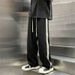 Men's Clothing Side Striped Casual Pants Men's New Ins Trendy Brand Loose Drooping Trousers High Street Straight Mopping Sports Pants_viptrois.com