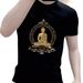 Men's Combed Cotton Short Sleeve T-Shirt round Neck Slim Fit Fashionable Print Top for Summer_viptrois.com