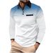 Men's Clothing Autumn Fast Sale Men's Long Sleeved Polo Shirt Printed Polka Dot Lapel Sports Top_viptrois.com
