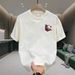 American Rascal Handsome Cotton Short Sleeved T-shirt Sleepy Bear Hiju Mai Men And Women Round Neck Personalized_viptrois.com