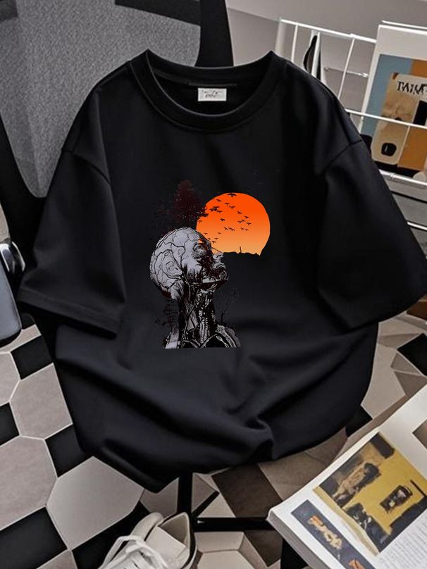 Alan Hangover Art T-Shirt Novelty Movie Themed Regular Fit T-Shirt Organic Range Versatile Summer Unisex Graphic Stylish Soft Designer Clothes_viptrois.com