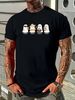 cute Ghost Beach Vacation Summer Halloween BBQ Ice Cream T-Shirt Female Women Fashion Print Round Neck Short Sleeve Breathable Streetwear Unisex Designer Clothes Comfortable Casual Stylish Women Top Graphic Tees Versatile Top For Everyday Wear Summer_viptrois.com