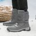 Women's Fashion Snow Boots | Waterproof Winter Boots For Outdoor Travel & Casual Style_viptrois.com