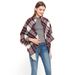 Unisex Bristle square folio shawl plaid tote scarf for women_viptrois.com